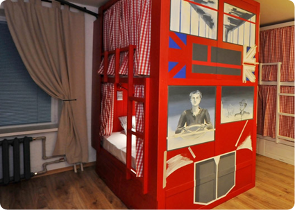 Scotch hostel Volgograd english room